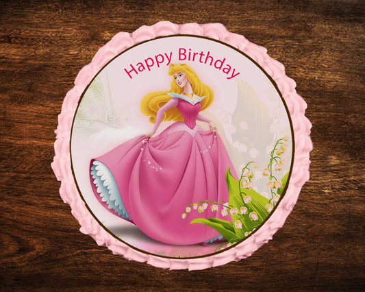 Happy Birthday Princess Poster Cake