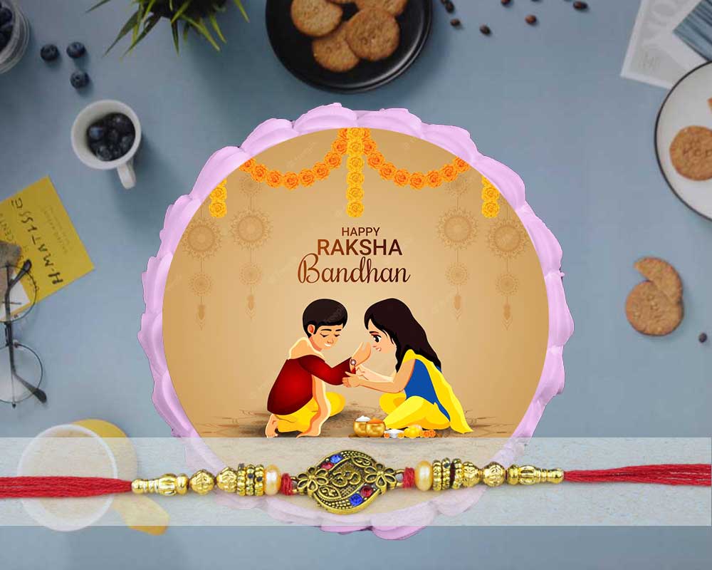 Behen Bhai Cake and Rakhi