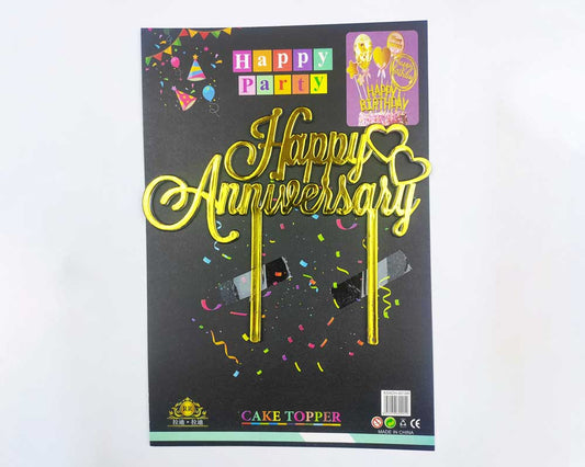 Happy Anniversary - Cake Topper