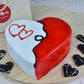 Happy Anniversary Heart Cake D8