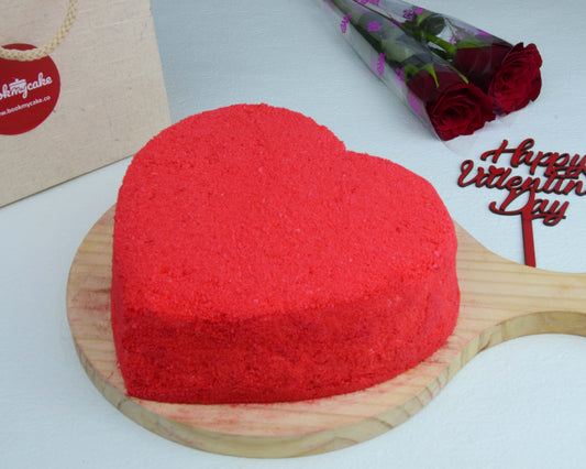 Red Velvet Heart Cake
