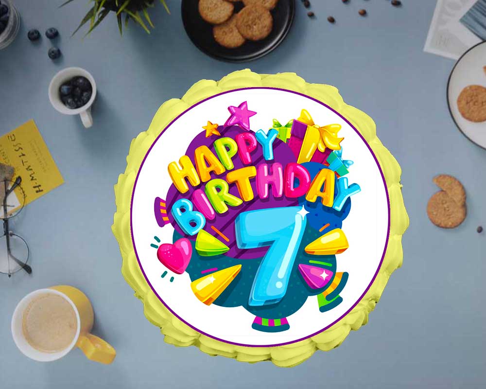 Seventh Birthday Cake