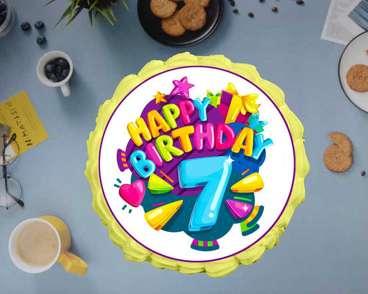 Seventh Birthday Cake