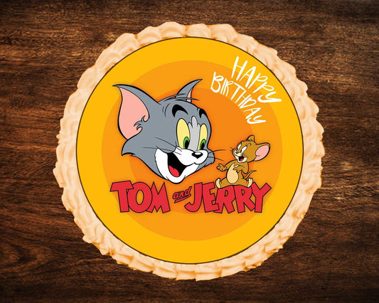 Tom and Jerry Cartoon Cake